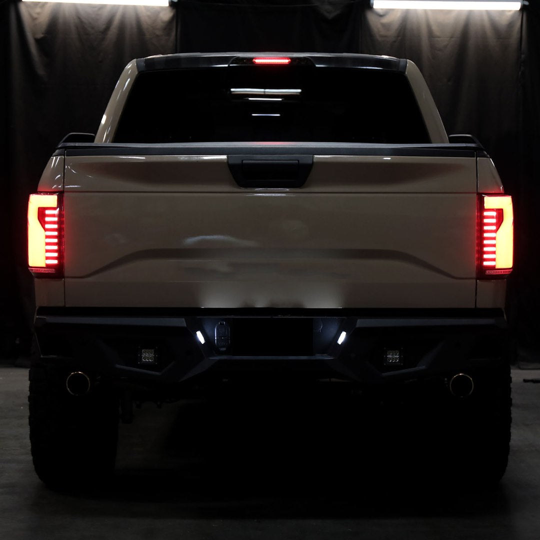Product of Spec-D Tuning LT-F15015BBLED-SQ-RS Tail Light Assembly 