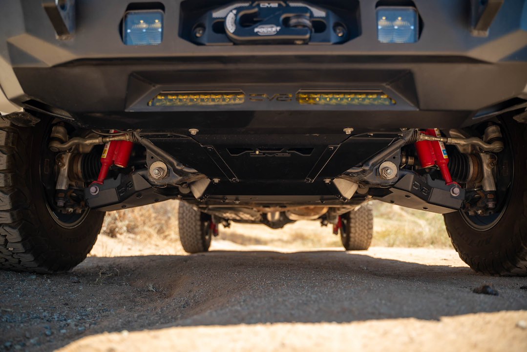 Dv8 Offroad Sptt1-05 Skid Plate||4th-Gen-Toyota-Tacoma-A-Arm-Skid-Plates-Installed-15.Jpg||95||dv8sptt105||1629084