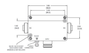 Product of Maretron Nf-Nm4p-Nf Marine Network Cable Connector