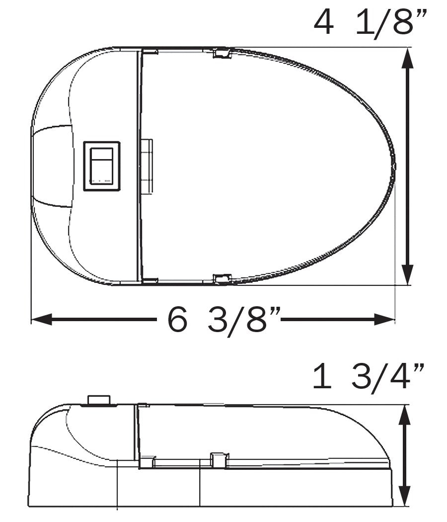 Optronics Rvil35p Interior Light||||86||o24rvil35p||1910637