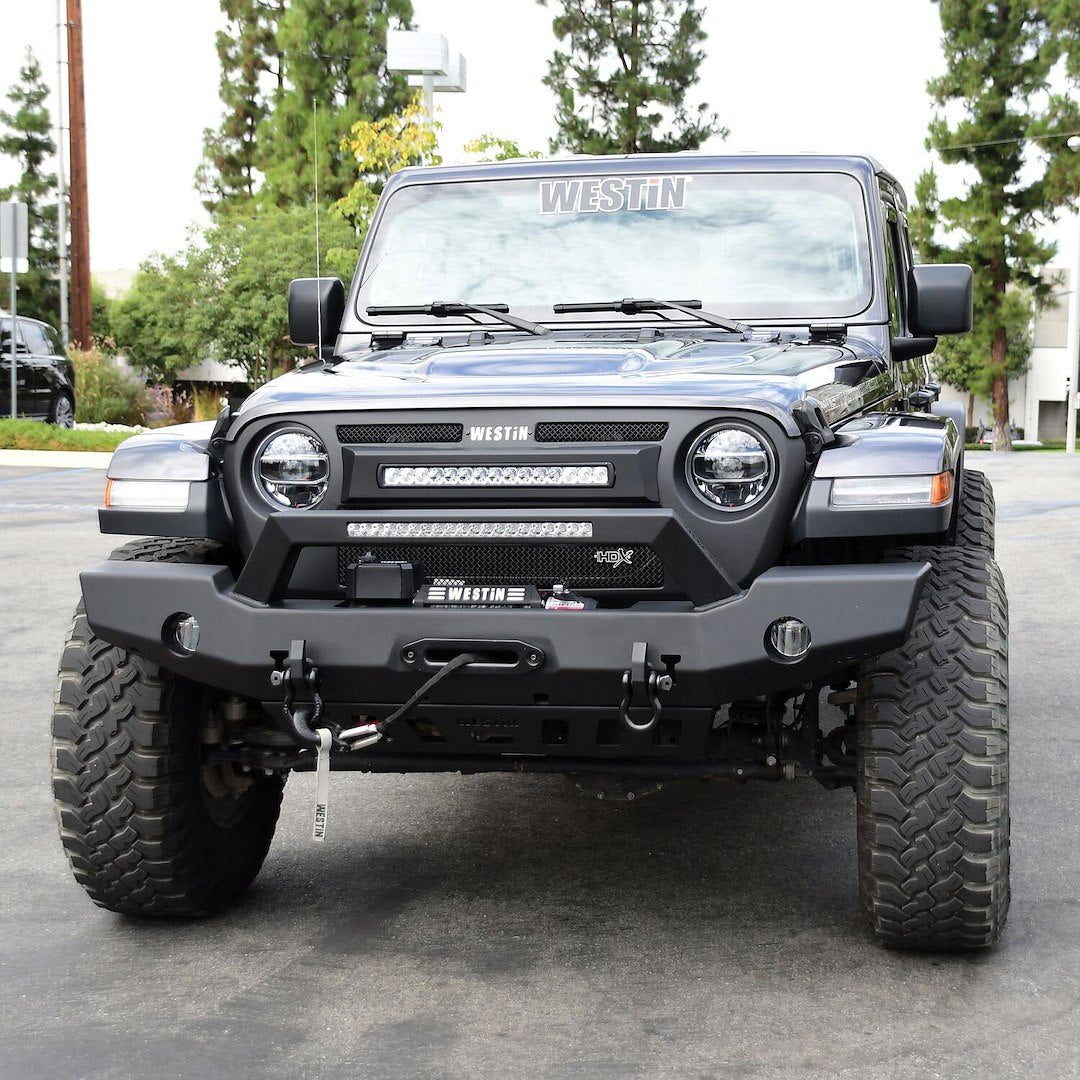 Product of Westin Automotive 59-80125 WJ2 Series Steel Textured Bumper 