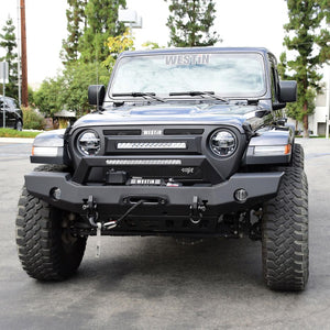 Product of Westin Automotive 59-80125 WJ2 Series Steel Textured Bumper 