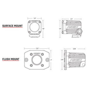 Rigid Lighting 20511 Driving/ Fog Light||20511_2.Jpg||87||r2g20511||1609580