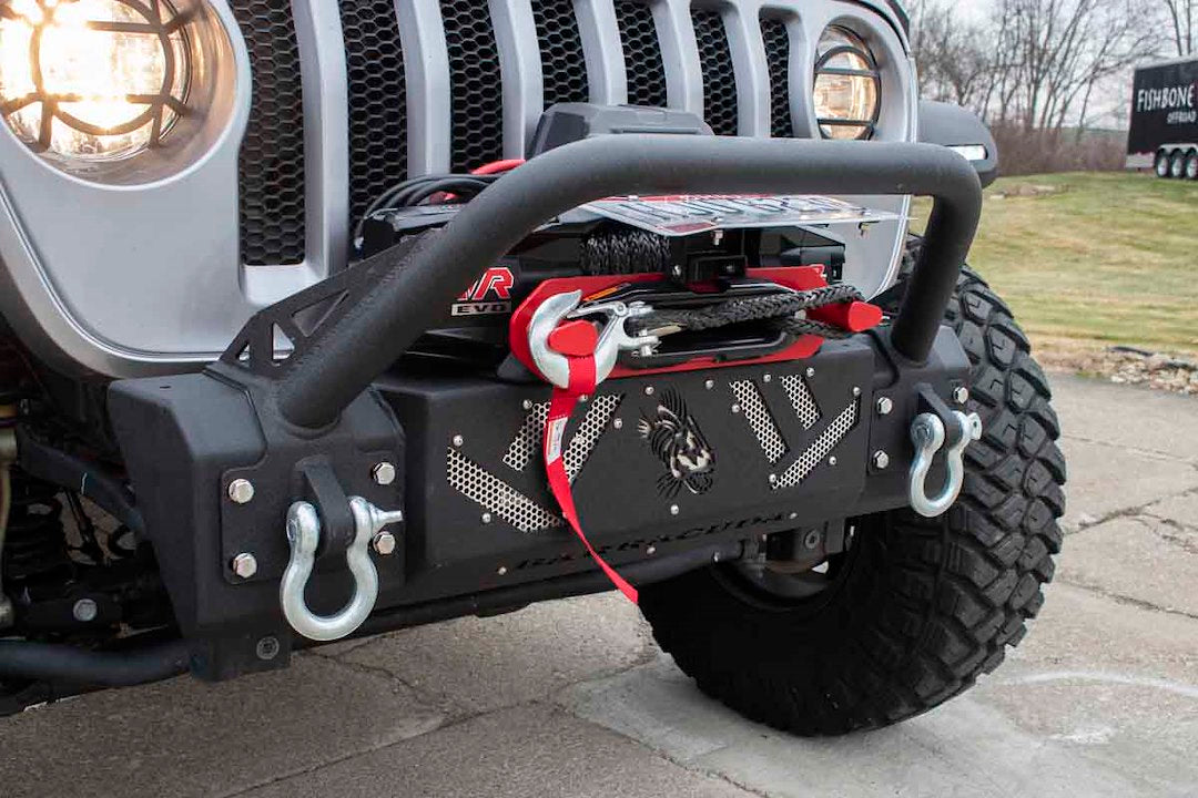 Product of Fishbone Offroad FB22341 Barracuda Steel Powder Coated Bumper 