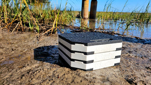 Snappad Stk2-White Trailer Stabilizer Jack Stand Pad||stackedswampy.Jpg||93||sntk2white||1745400