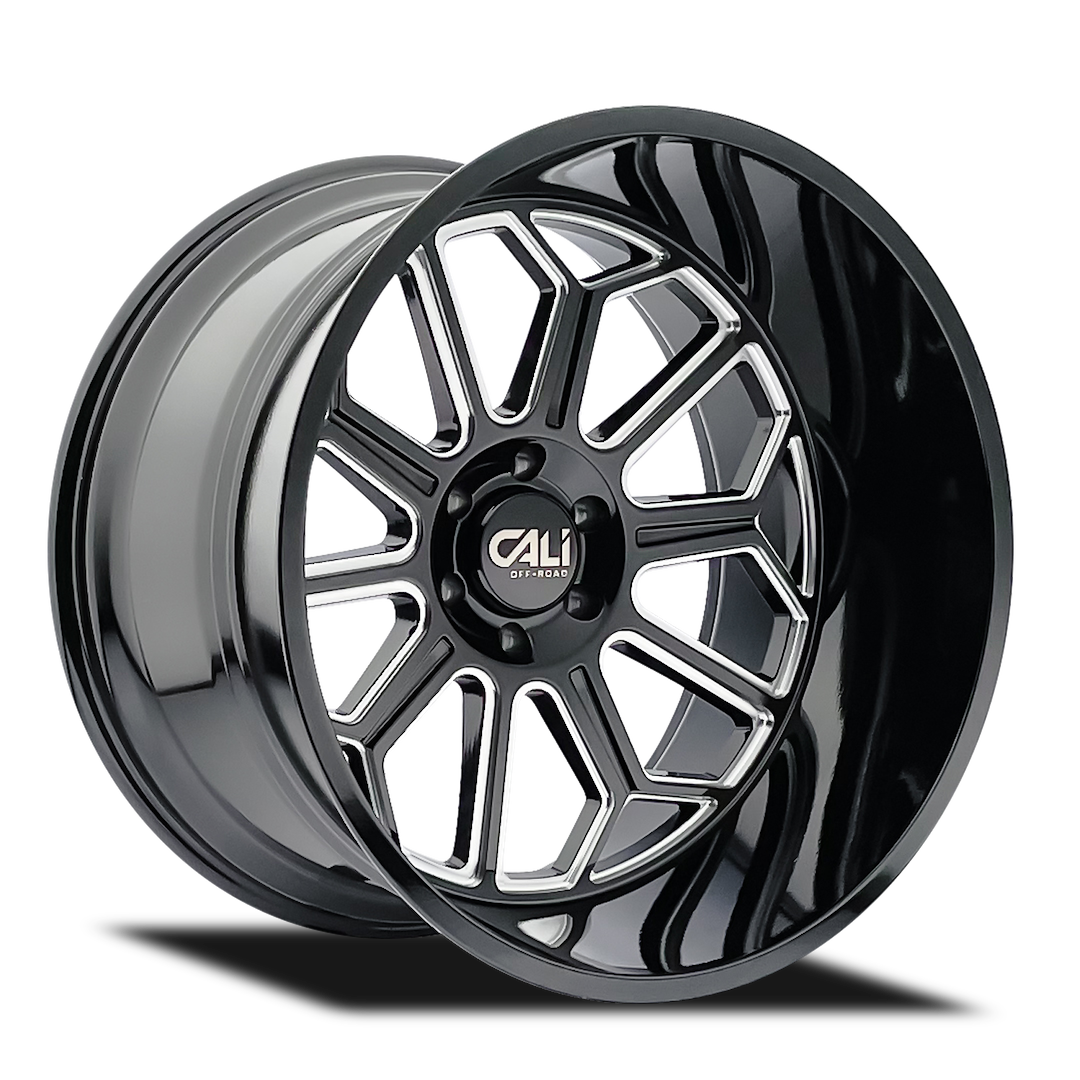 Cali Off-Road 9117-24483bm Wheel||9117 Auburn_Gloss Black With Milled Accents_6 Lug.Png||85||wgh911724483b||2268854