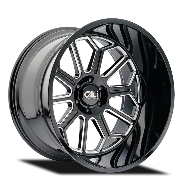Cali Off-Road 9117-24483bm Wheel||9117 Auburn_Gloss Black With Milled Accents_6 Lug.Png||85||wgh911724483b||2268854