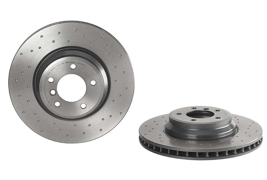 Product of Brembo 09A5991XC02 Xtra Vented Cross Drilled 1 Piece Brake Rotor 