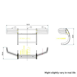 Black Horse Offroad 17ne23ma Grille Guard||17ne23ma_6.Jpeg||90||blk17ne23ma||2237549