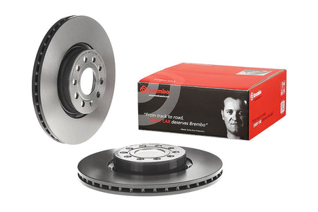 Product of Brembo 09977211C02 Vented 1 Piece Brake Rotor 