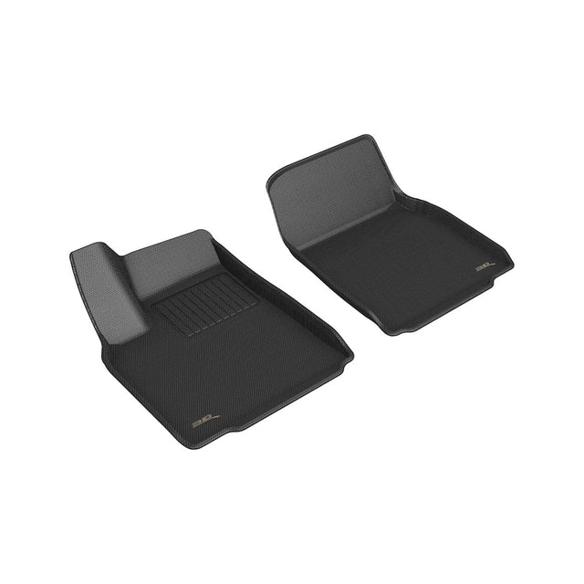 Product of 3D Mats KAGU L1TL04311509 Black Thermoplastic Rubber Of Carbon Fiber Texture Floor Liner 