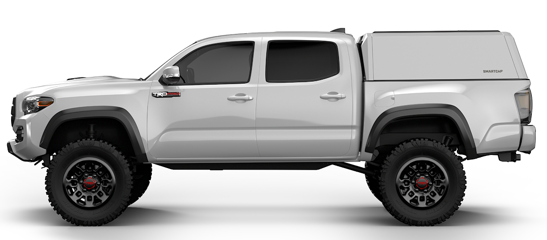 Smartcap Eh1316-Wh Truck Cap||smartcap Evoh Hatchback Toyota Tacoma 2016-2023 Short Bed White 2 Drivers Side.Png||86||rsieh1316wh||2298275
