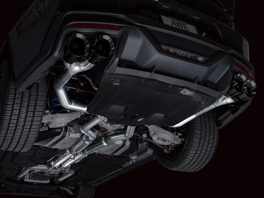 Product of AWE Tuning 3020-43375 Track Edition Cat-Back System Dual Exhaust System Kit 