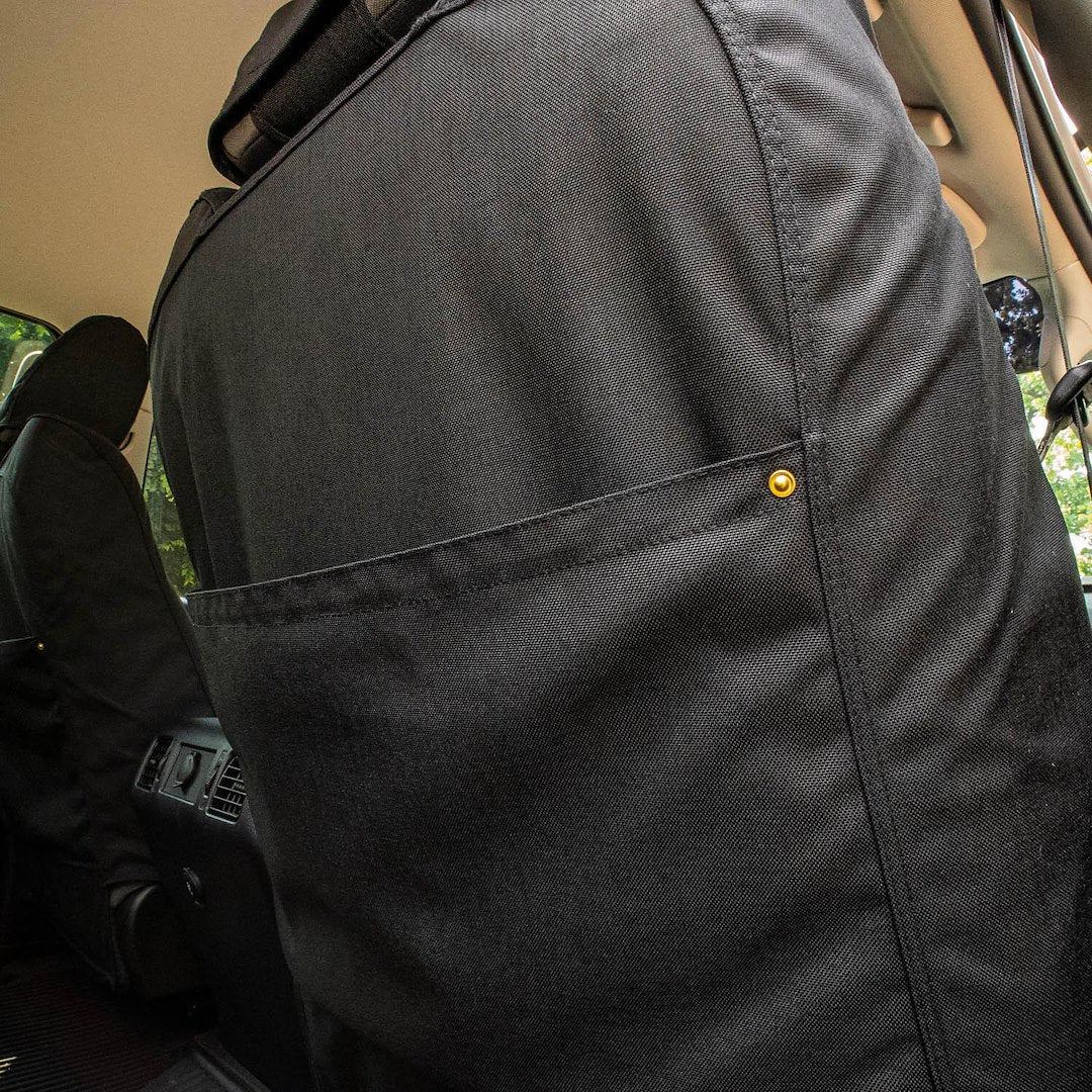 Product of Covercraft SSC3507COBK Carhartt® SeatSaver® Black 1000 Denier Cordura Nylon Seat Cover 