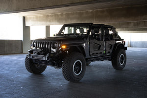 Dv8 Offroad Fdjl-07 Fender Flare||2018-2023_Jeep-Wrangler-Jl-Slim-Fender-Flares_Installed-6.Jpg||95||dv8fdjl07||1627537