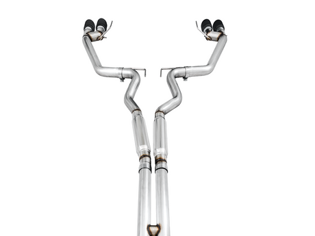 Product of AWE Tuning 3020-43072 Track Edition Cat-Back System Dual Exhaust System Kit 