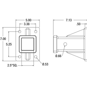 Buyers Products 1804250 Trailer Hitch Receiver Tube||1804250_5.Png||90||b831804250||2237151