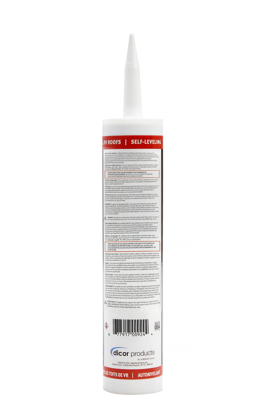 Dicor Corp. 651sanst-1 Roof Sealant||610saslt-1_B.Png||86||d6j651sanst1||2214736