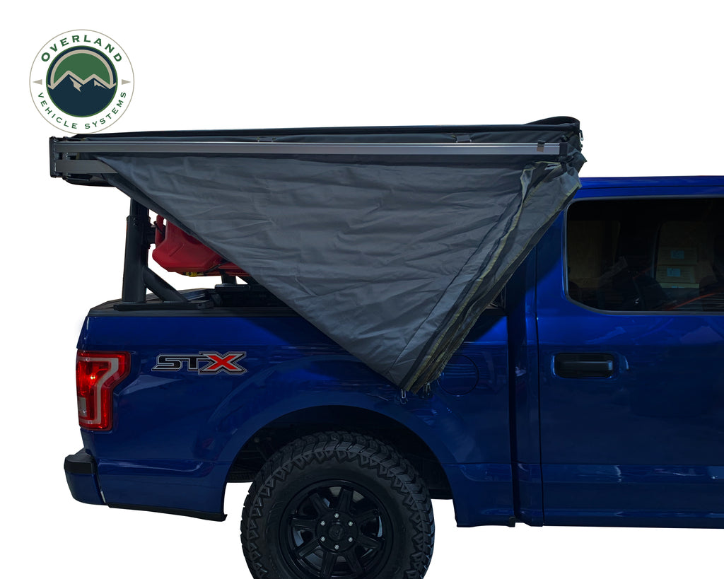Product of Overland Vehicle Systems 18379909 SUV/Pickup Overlanding Manual Awning, Gray Solid