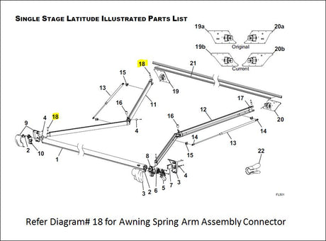 Carefree Rv R001791 Awning Arm Mounting Hardware||r001791.Jpg||85||c6fr001791||1039346