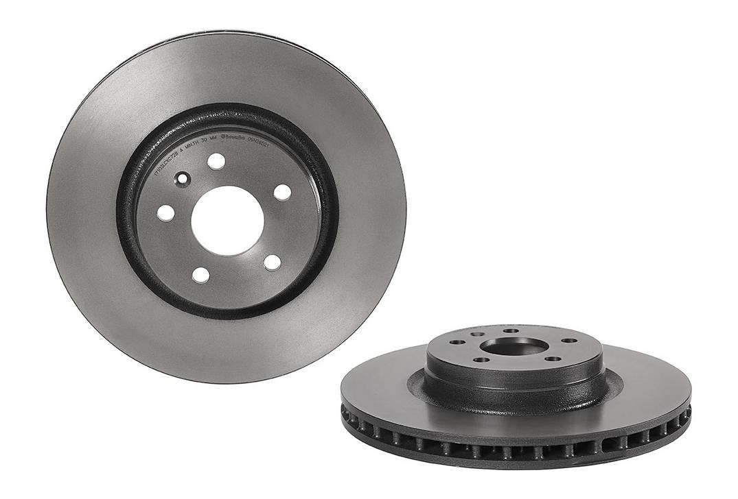 Product of Brembo 09N26521C02 Vented 1 Piece Brake Rotor 