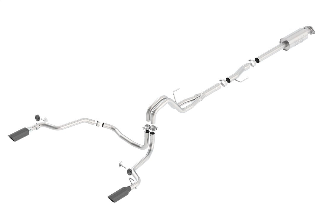 Product of Borla 140616BC ATAK ® Series Cat Back System Single Exhaust System Kit 