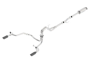 Product of Borla 140616BC ATAK ® Series Cat Back System Single Exhaust System Kit 
