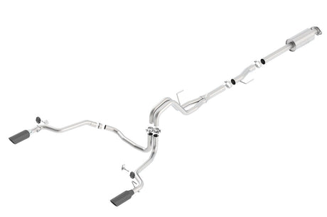 Product of Borla 140616BC ATAK ® Series Cat Back System Single Exhaust System Kit 