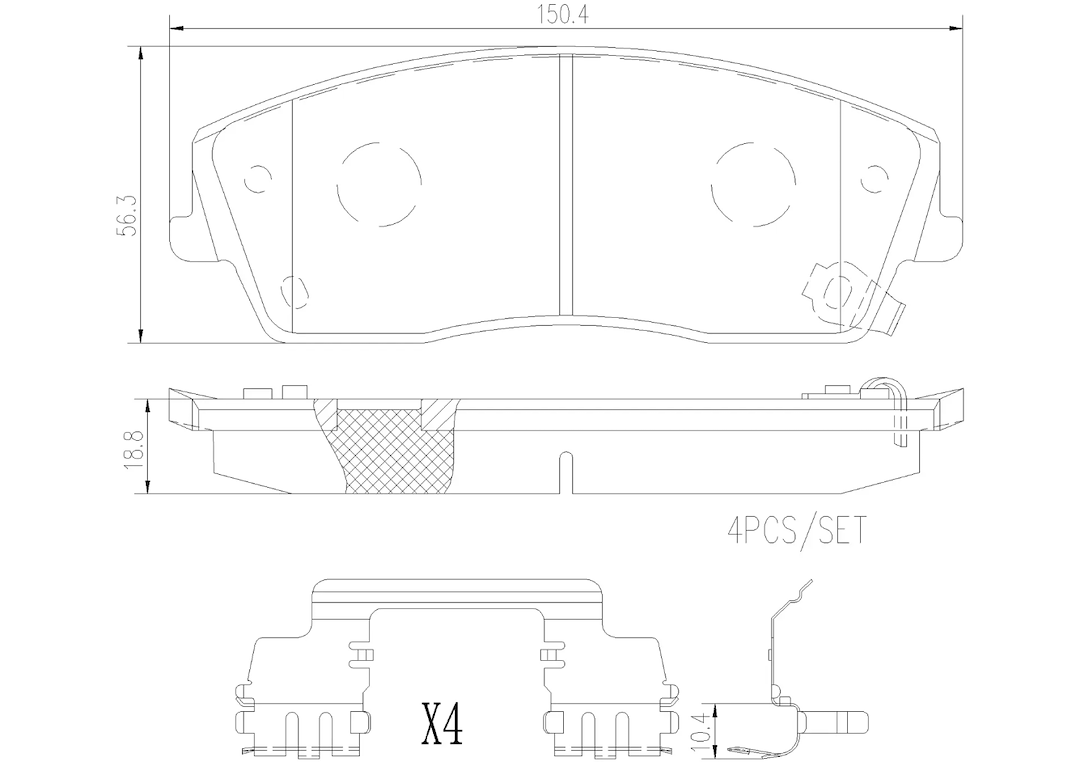 Brembo P11041n Brake Pad||p11041n_2.Png||87||brmp11041n||2104734