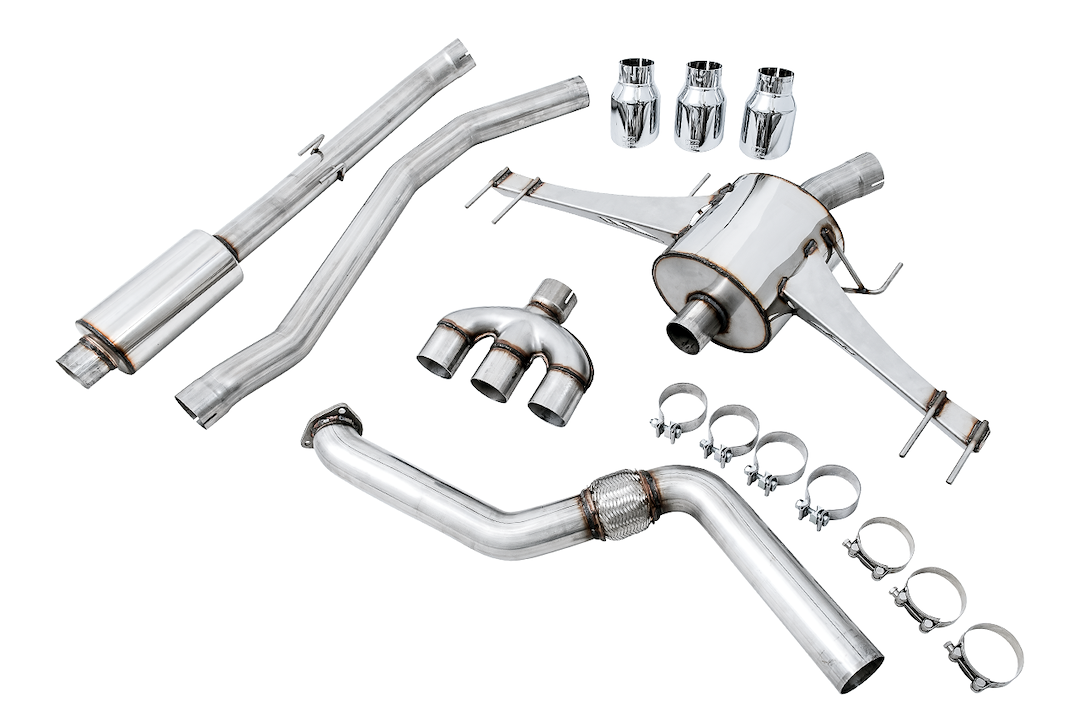 Product of AWE Tuning 3015-52004 Touring Edition Cat-Back System Single Exhaust System Kit 