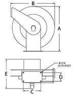 Product of Reelcraft Sales Wc80001 Welding Cable Reel