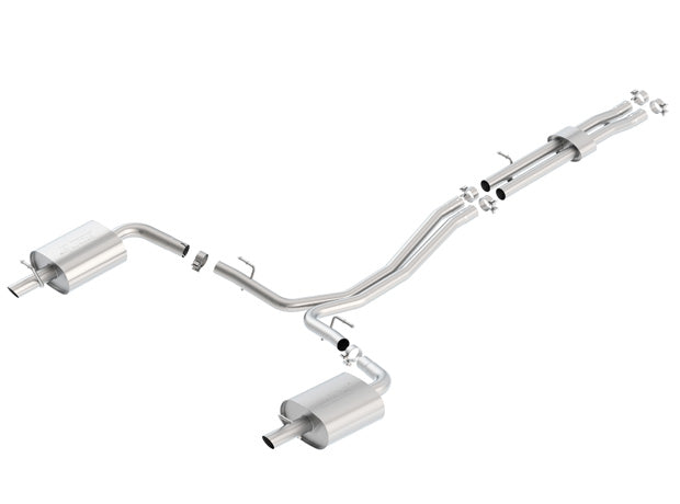 Product of Borla 140659 S-Type Cat Back System Dual Exhaust System Kit 