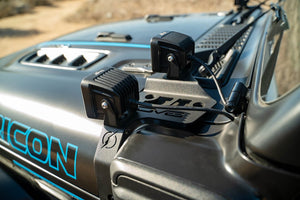 Dv8 Offroad Lbjl-12 Driving/ Fog Light Mounting Bracket||jeep-4xe-A-Pillar-Dual-Pod-Light-Mounts_Installed-12.Jpg||95||dv8lbjl12||1627992