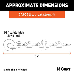 Curt 80316 Trailer Safety Chain||80316_3008x1990_Ca.Jpg||90||c9380316||1369117