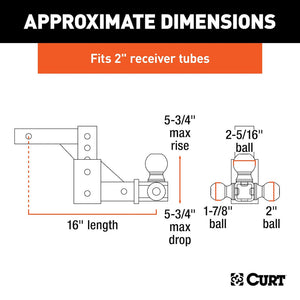 Curt 45799 Trailer Hitch Ball Mount||45799_3008x1990_Ca.Jpg||86||c9345799||1775903