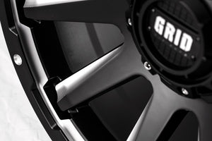 Product of Grid Wheels 20x10 Black With Natural Accents Wheel - Not Applicable Bolt Pattern 