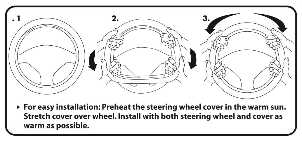 Product of Plasticolor 006733r01 Steering Wheel Cover