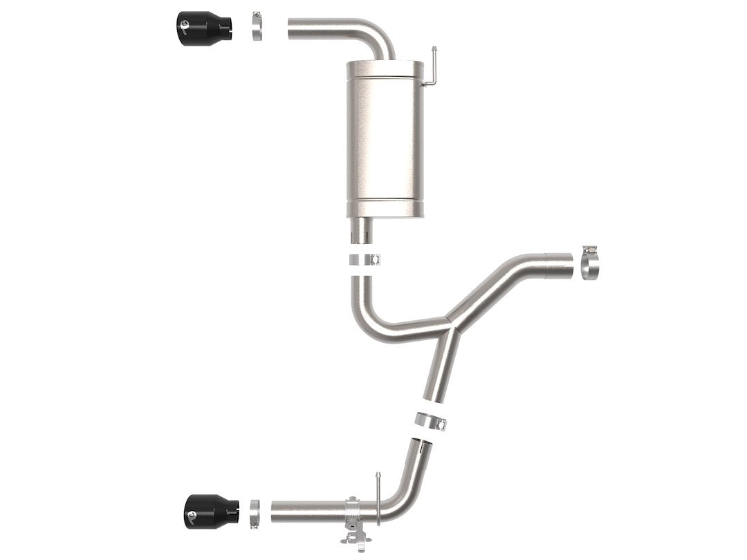 Product of Advanced FLOW Engineering 49-36349-B Mach Force XP Cat Back System Dual Exhaust System Kit 