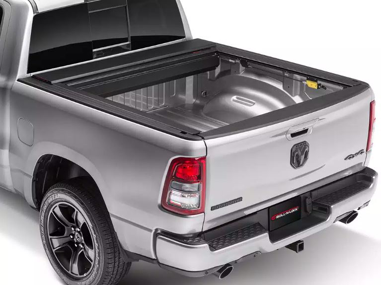 Product of Roll-N-Lock E-Series Hard Power Retractable RC402E Tonneau Cover 
