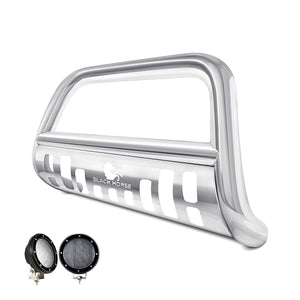 Product of Black Horse Offroad BBTY920-SP-PLFB Bull Bar  with skid plate 
