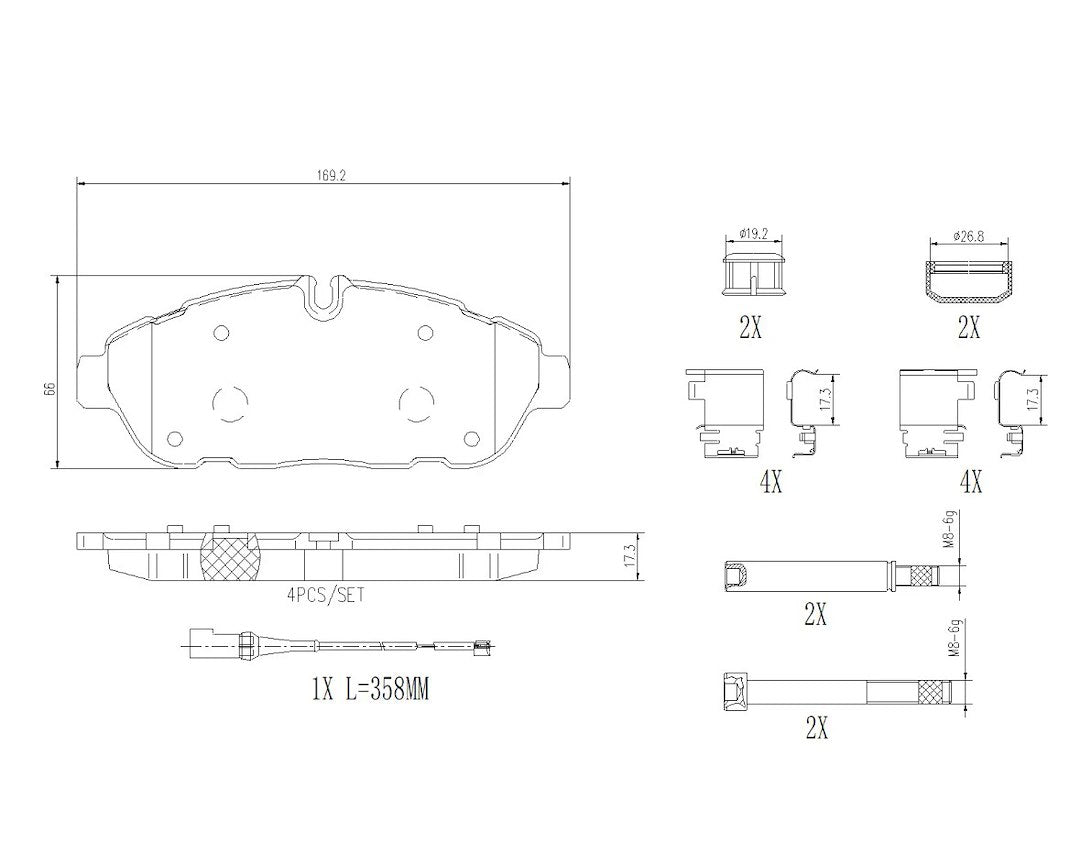 Brembo P24245n Brake Pad||p24245n_2.Jpg||87||brmp24245n||2104746