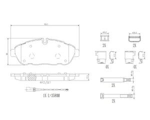 Brembo P24245n Brake Pad||p24245n_2.Jpg||87||brmp24245n||2104746
