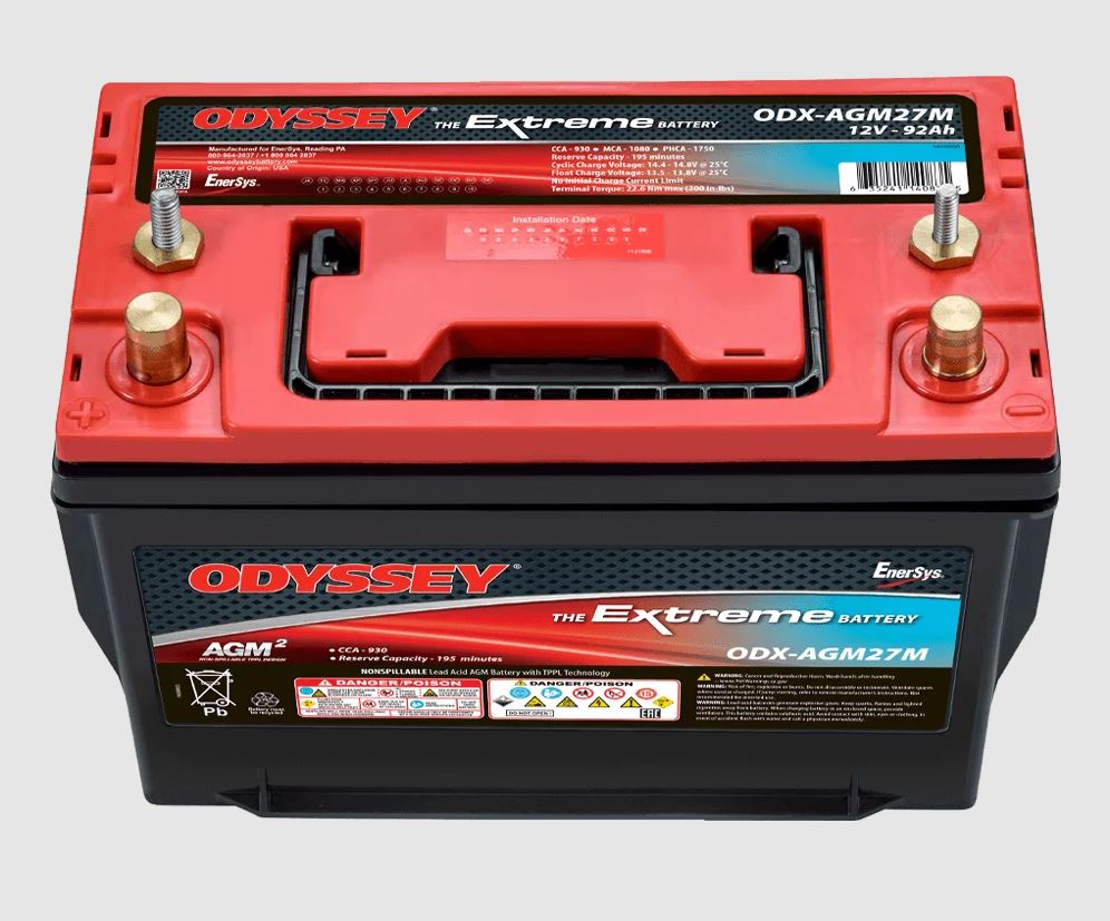 Odyssey Battery Odx-Agm27m Battery||odx-Agm27m_1.Jpg||86||o22odxagm27m||1473086