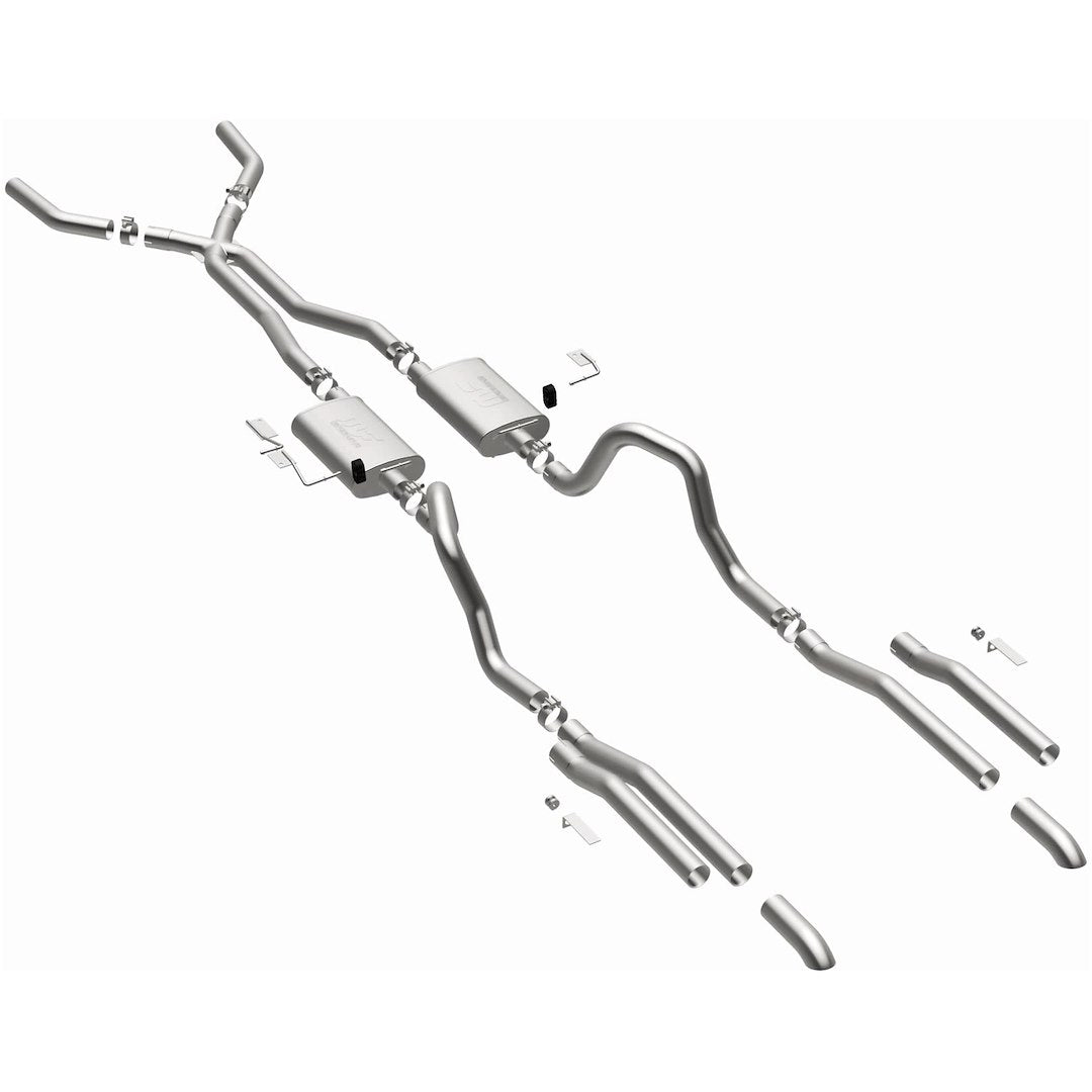 Product of Magnaflow Performance 19303 Street Cat-Back System Dual Exhaust System Kit 