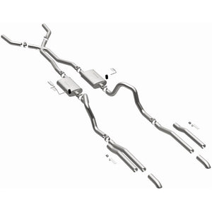 Product of Magnaflow Performance 19303 Street Cat-Back System Dual Exhaust System Kit 