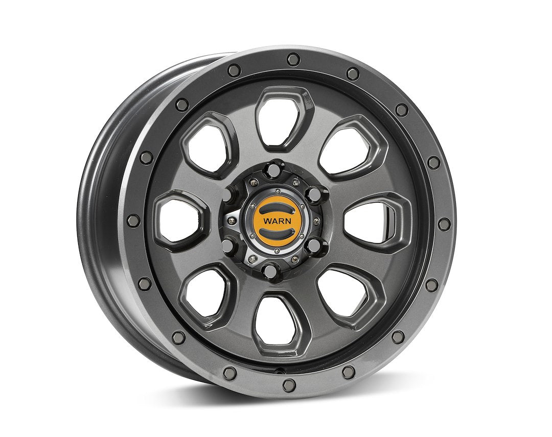 Product of Warn 17x8.5 Gun Metal Wheel - 6x5.50 Bolt Pattern 