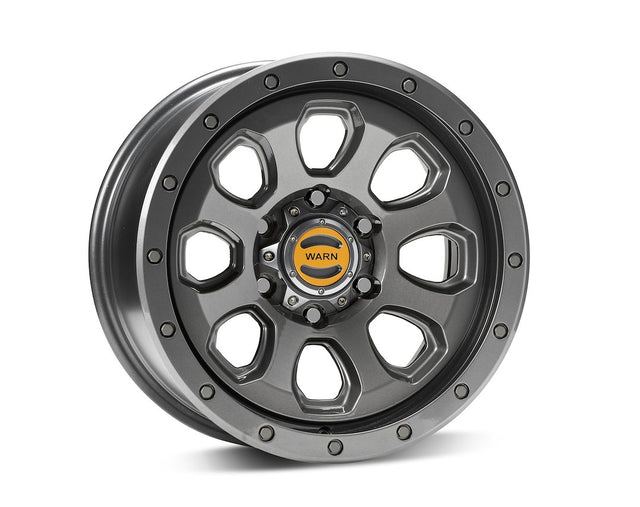 Product of Warn 17x8.5 Gun Metal Wheel - 6x5.50 Bolt Pattern 