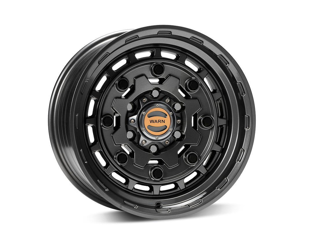 Product of Warn 17x8.5 Black Wheel - 6x5.50 Bolt Pattern 