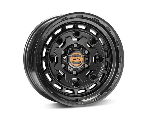 Product of Warn 17x8.5 Black Wheel - 6x5.50 Bolt Pattern 