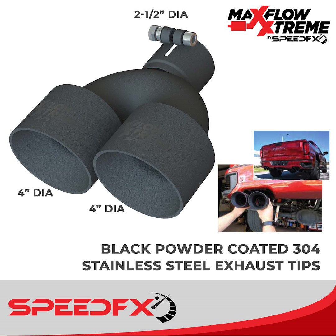 Product of SpeedFX 50102 MaxFlow Xtreme Cat Back System Single Exhaust System Kit 